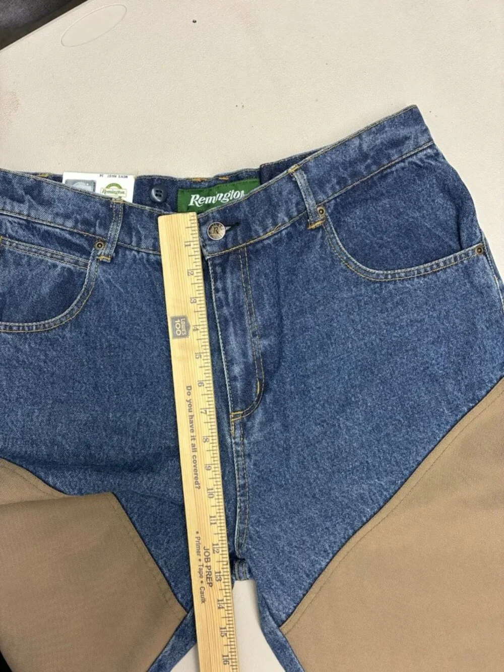 Remington‎ Blue Jeans Rugged Brush Duck Canvas 2 Layer Hunting Pant Men's 34X32